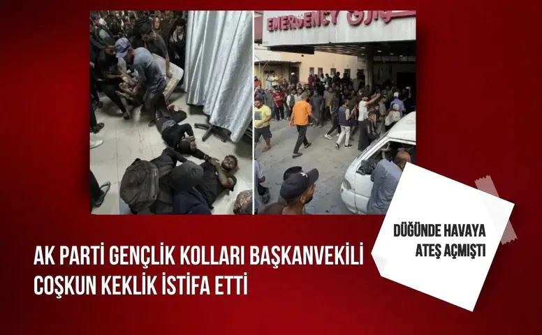 Düğünde havaya ateş açmıştı: Coşkun Keklik istifa etti