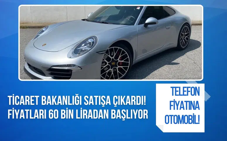 Ticaret Bakanlığı satışa çıkardı! Fiyatları 60 bin liradan başlıyor