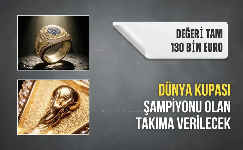 Değeri tam 130 bin euro: Dünya Kupası şampiyonu olan takıma verilecek