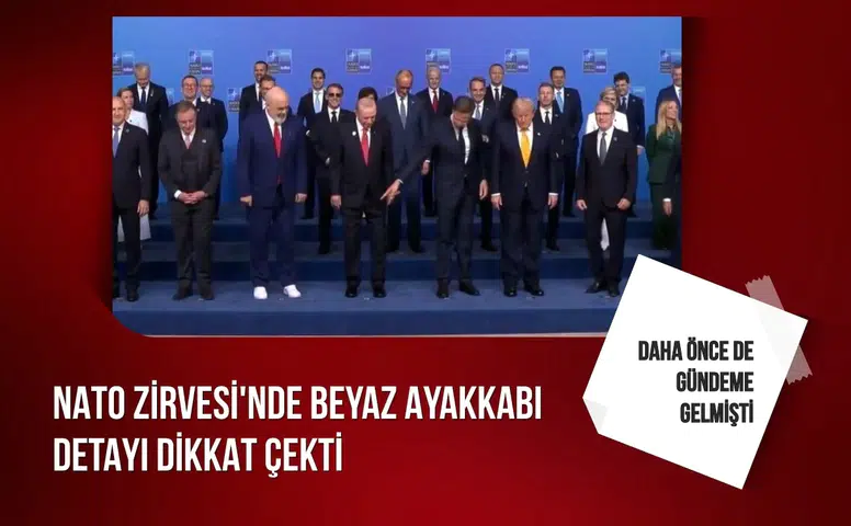 NATO Zirvesi'nde beyaz ayakkabı detayı dikkat çekti