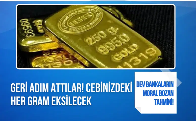 Küresel bankalar altın tahminlerini aşağı çekti: Yıl sonu beklentileri güncellendi