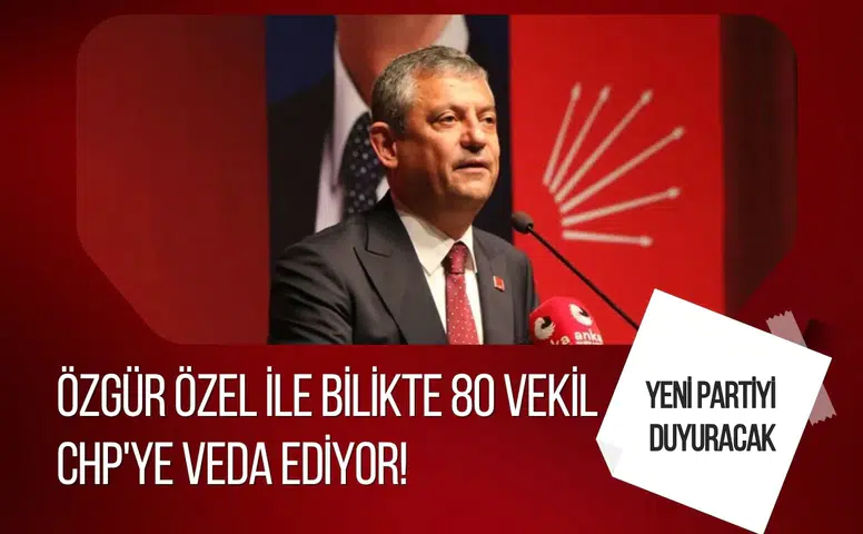 Özgür Özel'in yeni parti için bugün açıklama yapması bekleniyor