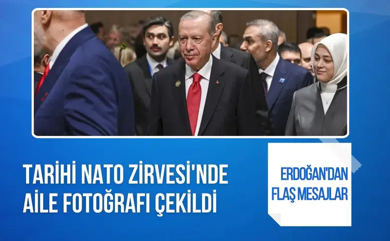 Erdoğan'dan NATO Zirvesi'nde dikkat çeken mesajlar! "Dünyanın ilk 10 ülkesi arasına girdik"