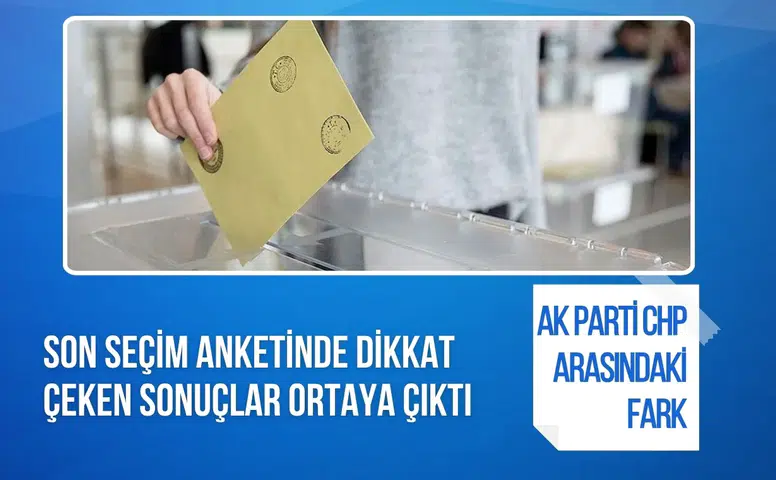 GENAR'ın son seçim anketi açıklandı: AK Parti ile CHP arasındaki fark 7,9 puan