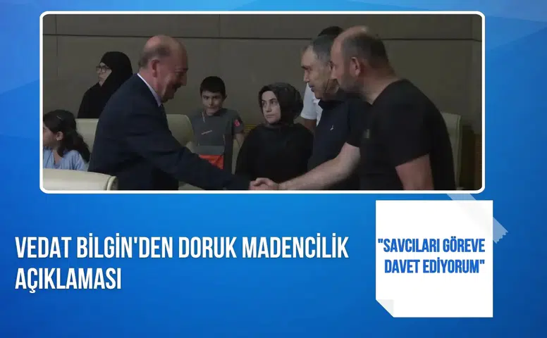 Vedat Bilgin'den Doruk Madencilik açıklaması: "Savcıları göreve davet ediyorum"
