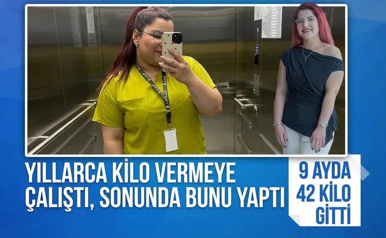 114 kilodan 72 kiloya düştü: Burcu hemşirenin 9 ayda hayatı tamamen değişti