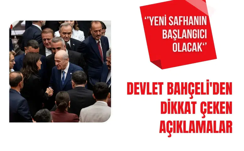 Bahçeli’den “Terörsüz Türkiye” mesajı: Yeni bir safhanın başlangıcı olacak