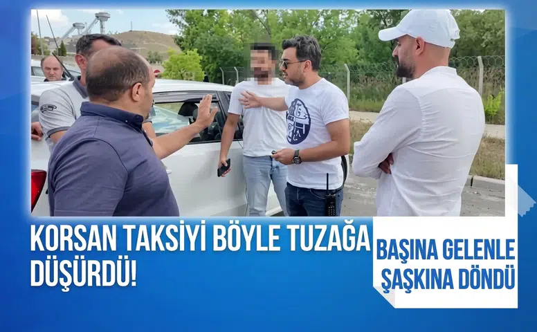 Erzurum’da fıkra gibi olay! Korsan taksiyi yakalattı, kendisi de ceza yedi