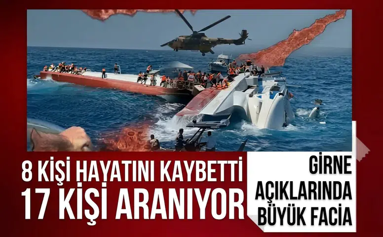 KKTC’de facia! Yolcu gemisi alabora oldu: 8 ölü, 17 kayıp, 242 kişi kurtarıldı