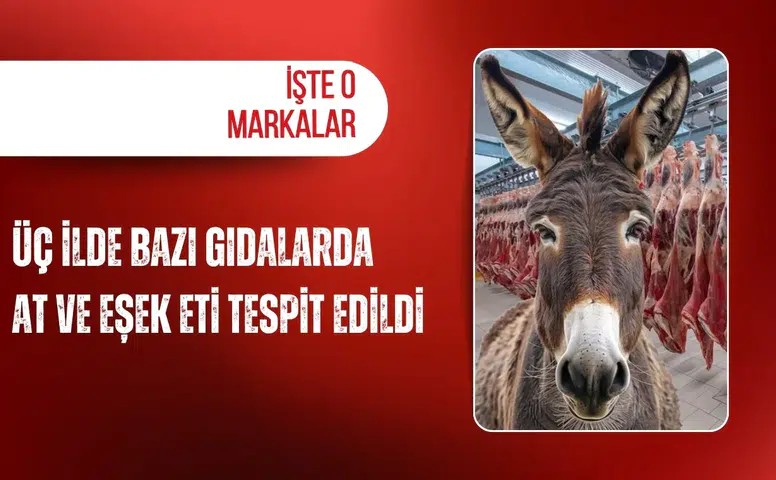 Üç ilde bazı gıdalarda at ve eşek eti tespit edildi: İşte o markalar