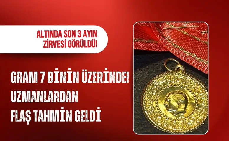 Altın üç ayın zirvesine çıktı: Gramda 7 bin 500 TL tahmini