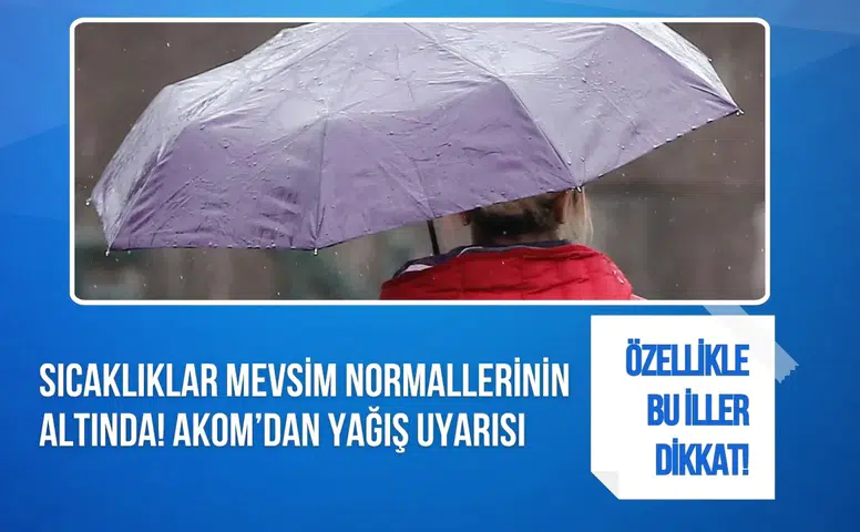 AKOM’dan İstanbul için yağış ve kuvvetli rüzgar uyarısı