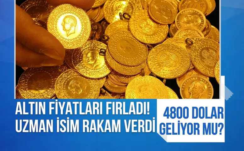 Altın fiyatlarında 3 haftalık ralli: Uzman 4800 doları işaret etti