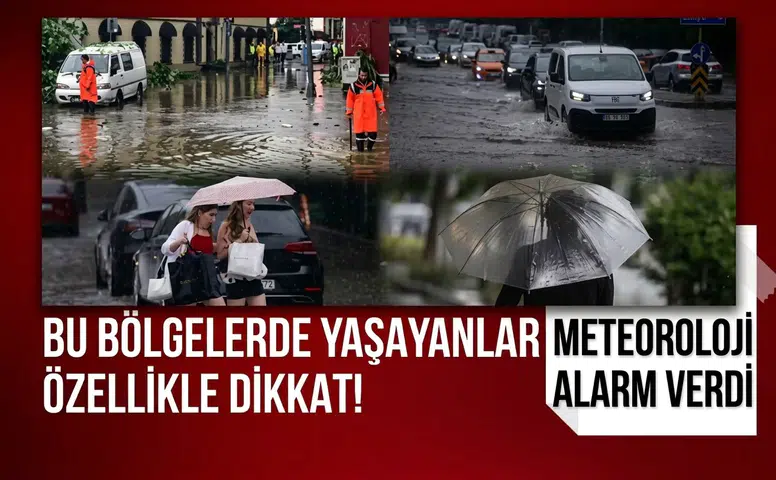 Meteoroloji peş peşe uyardı! 10 il için sarı kodlu alarm: Kuvvetli sağanak ve fırtına geliyor