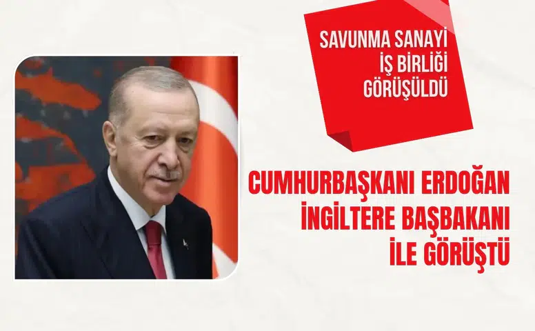 Cumhurbaşkanı Erdoğan, İngiltere Başbakanı Burnham ile görüştü