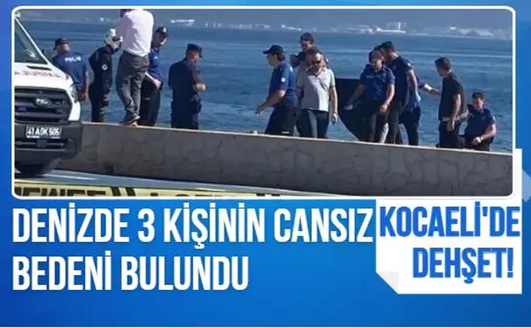 Kocaeli'de sahilde korkunç olay! 1 saat içinde 3 ceset bulundu