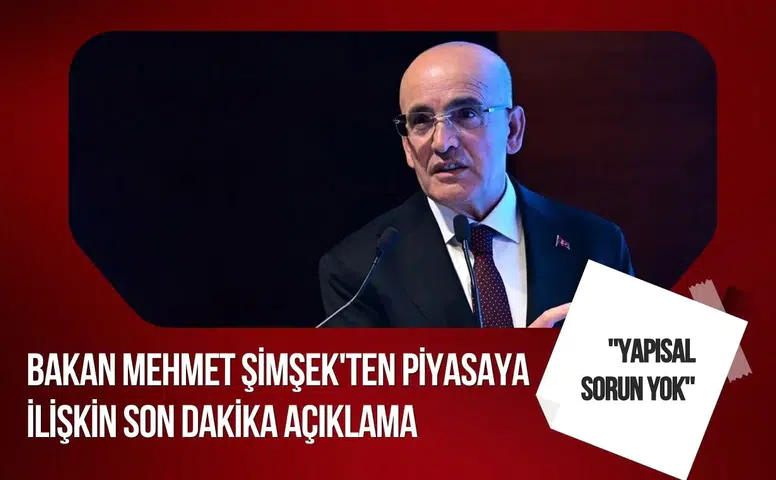 Mehmet Şimşek'ten piyasa açıklaması: “Sistemik risk söz konusu değil”
