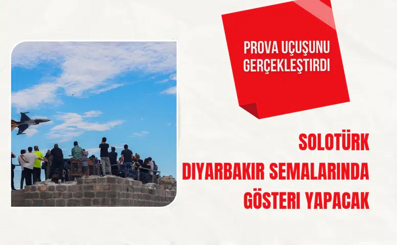 SOLOTÜRK 3 Ekim'de Diyarbakır semalarında gösteri yapacak