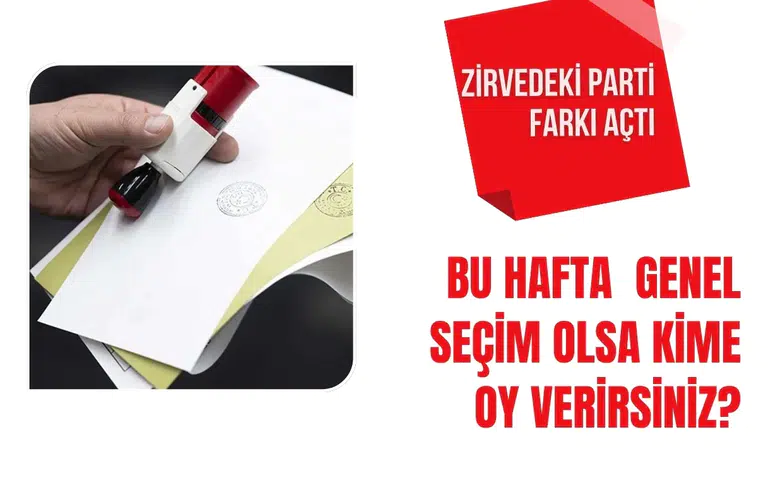 Areda Survey seçim anketini açıkladı: AK Parti yüzde 35 ile ilk sırada