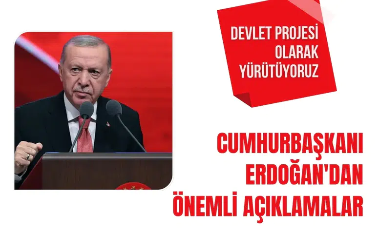 Cumhurbaşkanı Erdoğan'dan dikkat çeken açıklamalar geldi!