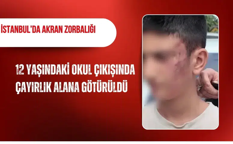 İstanbul’da akran zorbalığı: 12 yaşındaki okul çıkışında çayırlık alana götürüldü