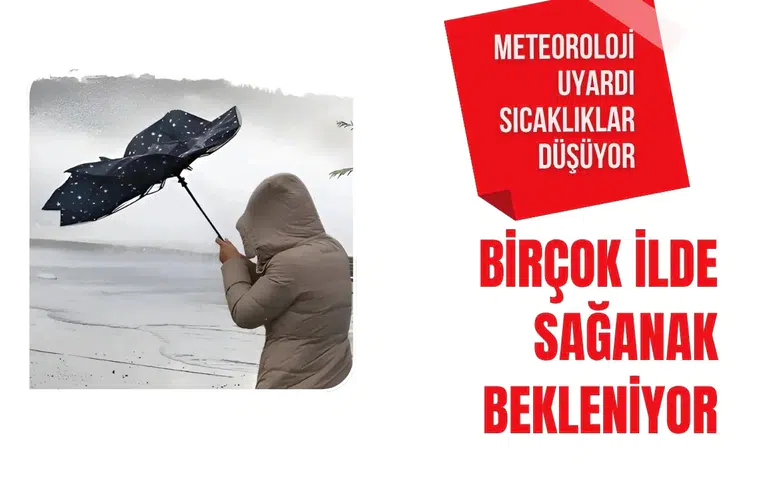 Sıcaklıklar düşüyor: İstanbul dahil birçok ile sağanak geliyor