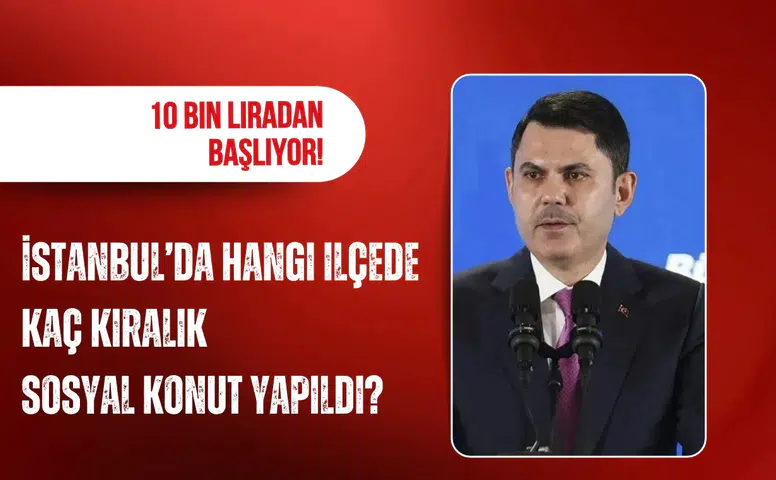 Kiralar 10 bin liradan başlıyor! İstanbul’da hangi ilçede kaç kiralık sosyal konut yapıldı?