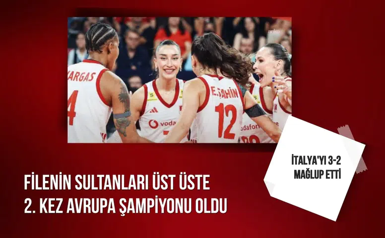 Filenin Sultanları üst üste 2. kez Avrupa şampiyonu oldu