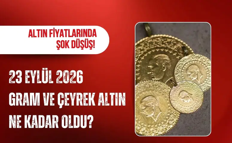 Altın fiyatlarında düşüş: Gram altın 6 bin 796 liradan işlem görüyor