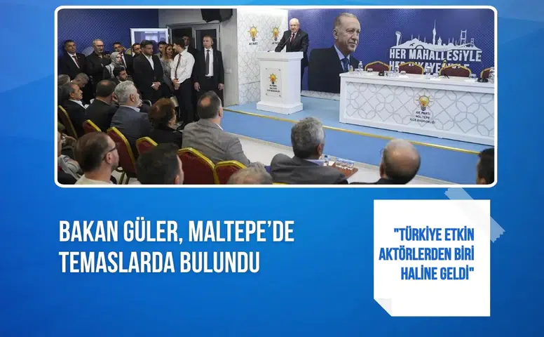 Bakan Güler: "Türkiye etkin aktörlerden biri haline geldi"