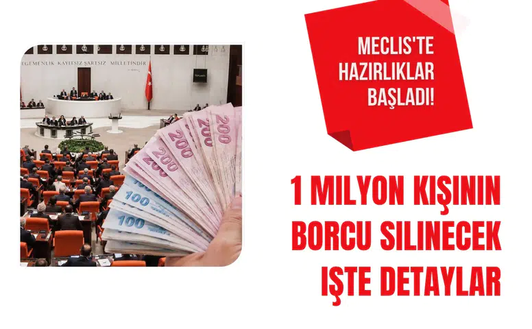 1 milyon kişinin GSS prim borcu silinebilir! Mecliste hazırlık