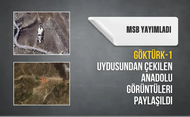 MSB, Cumhuriyet'in 103. yılında GÖKTÜRK-1 uydusundan çekilen Anadolu manzaralarını paylaştı