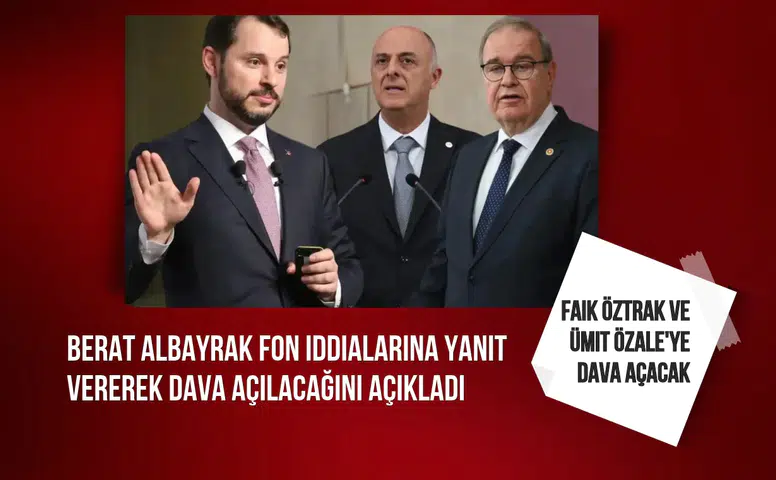 Berat Albayrak fon iddialarına yanıt vererek dava açılacağını açıkladı