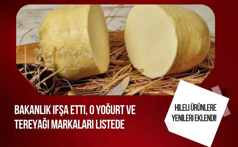 Bakanlık hileli gıdaları ifşa etti! 5 tereyağı ve 1 yoğurt markası listeye eklendi