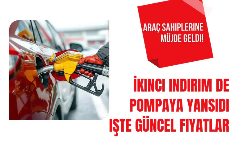 Araç Sahiplerine Sevindirici Haber: İkinci İndirim Pompa Fiyatlarına Yansıdı!