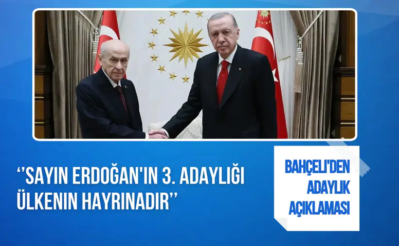 Devlet Bahçeli'den Erdoğan'ın adaylığı için 2028 açıklaması: TBMM'de seçimlerin yenilenmesi kararı alınmalı