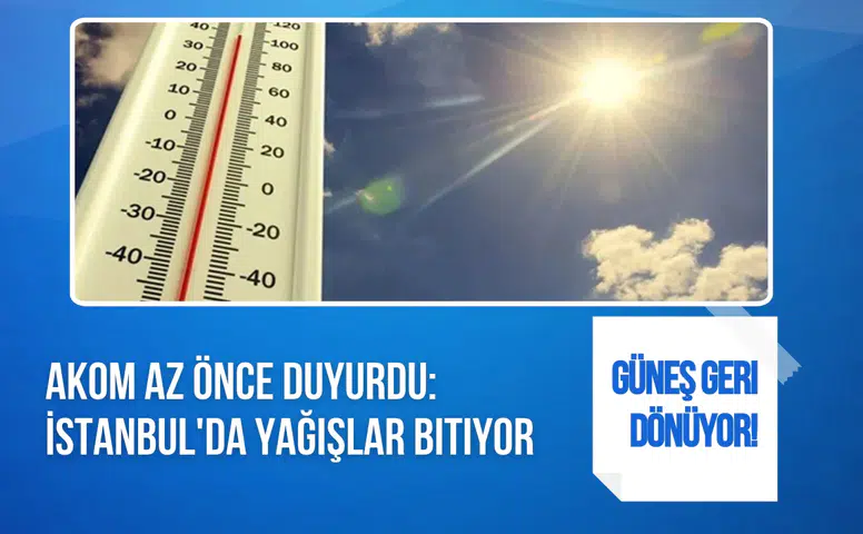 AKOM'dan İstanbul için haftalık hava tahmini: 6-11 Ekim'de yağış beklenmiyor