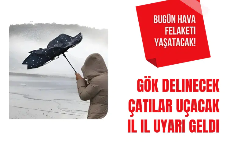 Meteoroloji'den peş peşe uyarılar: İstanbul dahil birçok ilde alarm İstanbul hava durumu