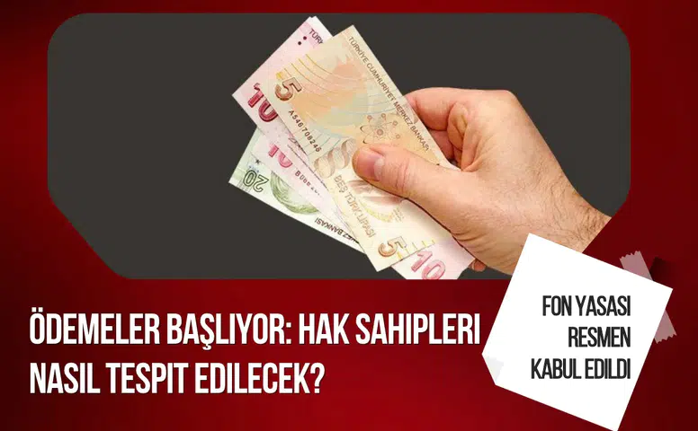 Fon yasası kabul edildi! 1 milyon TL ödeme şartları