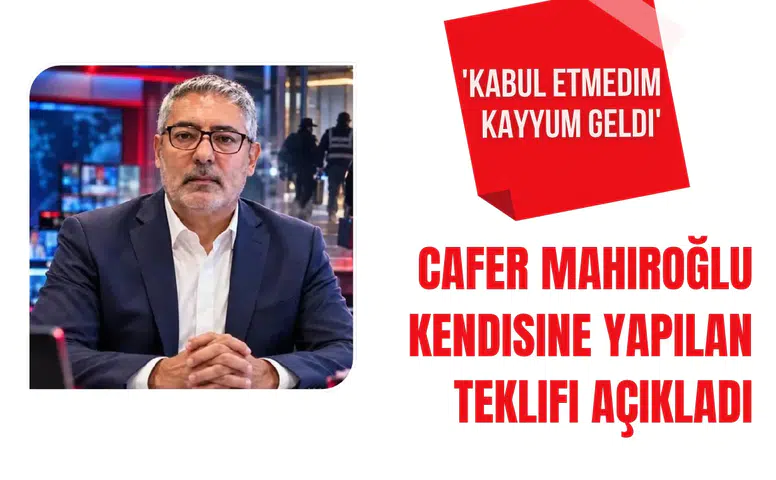 Cafer Mahiroğlu'ndan Halk TV'ye kayyım iddiası sonrası açıklama: Bana teklif yapıldı