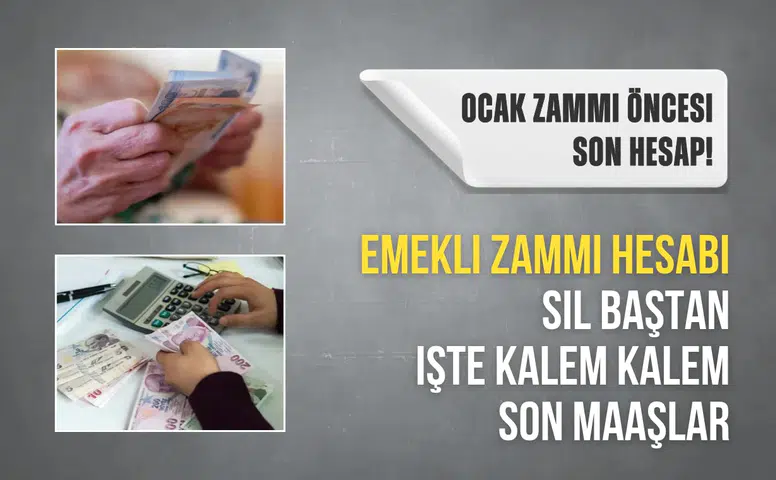 Ocak Ayı Öncesi Emekli Maaşlarında Büyük Değişim: Hesaplar Yeniden Yapılıyor! İşte Yeni Maaşlar Detaylı Şekilde Açıklandı!