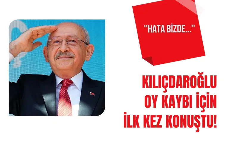 Kılıçdaroğlu'ndan CHP'nin oy kaybına ilişkin özeleştiri! "Sorumluluk bizde, hata bizde"