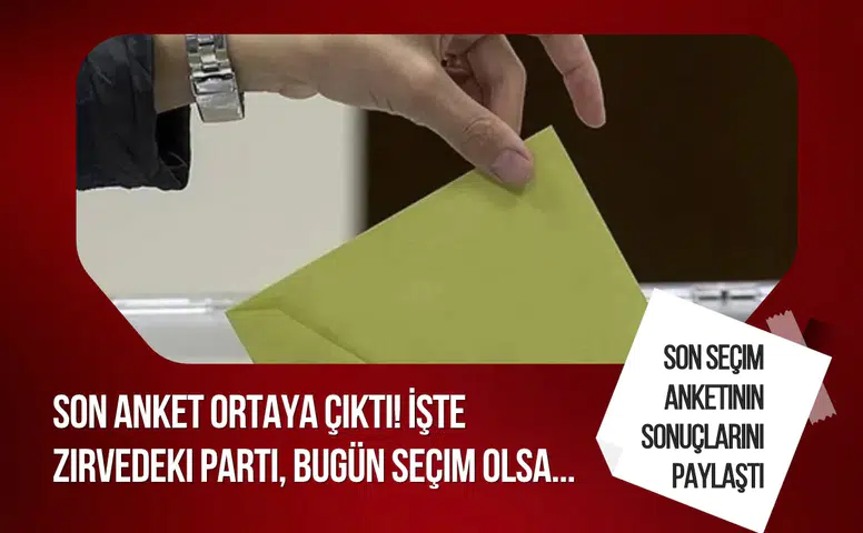 Optimar'ın son seçim anketi açıklandı: AK Parti yüzde 32,4 ile ilk sırada