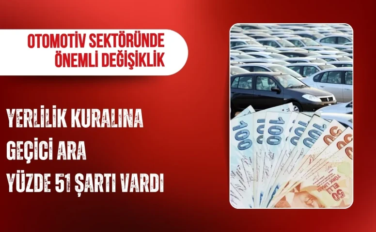 Otomotiv sektöründe önemli değişiklik