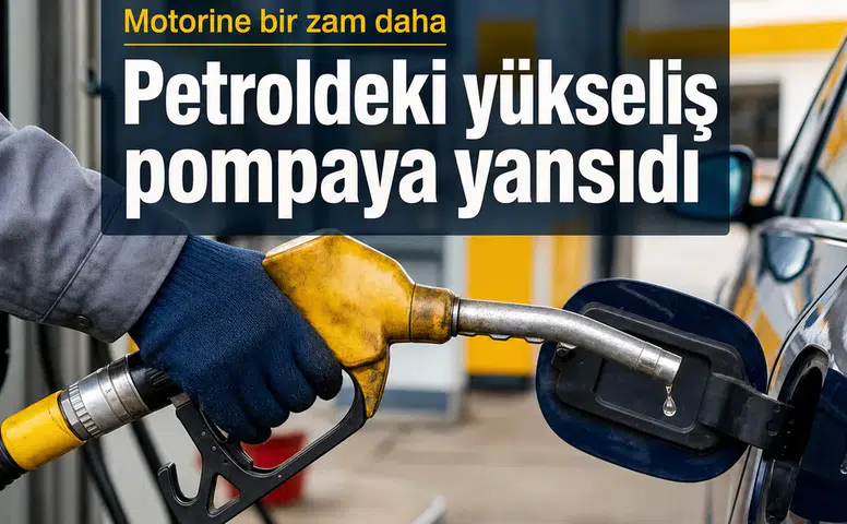 Petroldeki yükseliş pompaya yansıdı! Motorine bir zam daha