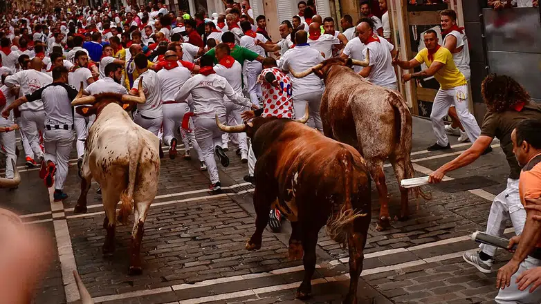 San Fermin Festivali nedir, İspanya için anlamı: Boğa koşuları, beyaz kıyafetli onbinlerce kişi