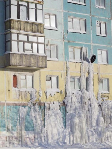 Sıcaklığın eksi 50 dereceye düştüğü Rusya'da her şey buz tuttu 19