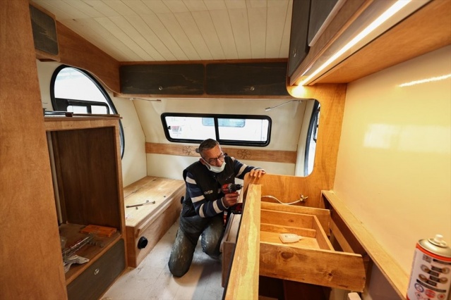 Tatilcilerin yeni gözdesi karavanda üreticiler talebe yetişemiyor 5