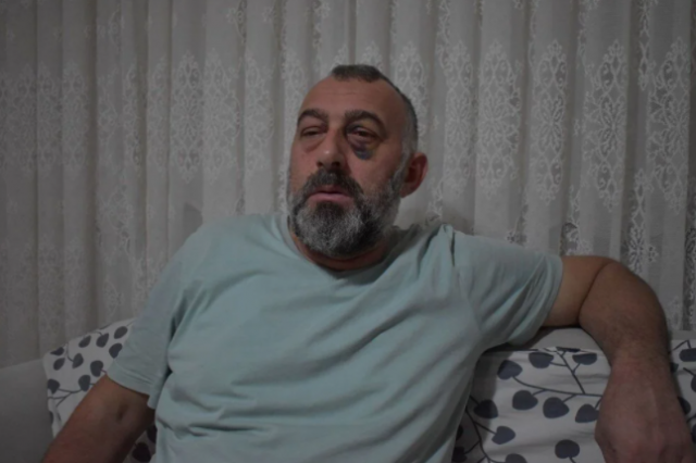 Kocaeli'de halk otobüsü şoförlerinden yolcuya dayak 3