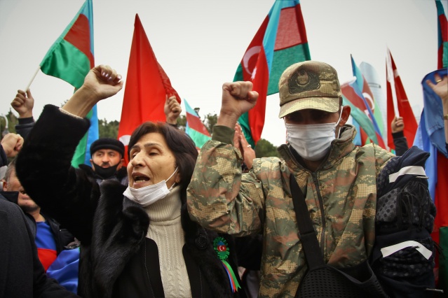 Azerbaycanlılar,  Laçın'ın işgalden kurtuluşunu kutluyor 8